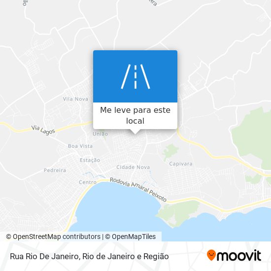 Rua Rio De Janeiro mapa