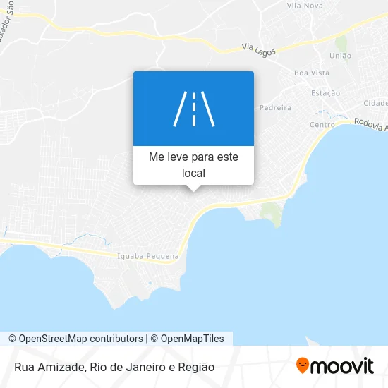 Rua Amizade mapa