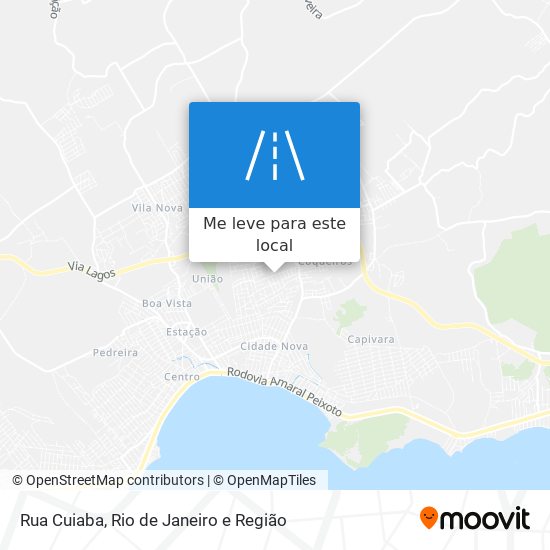 Rua Cuiaba mapa