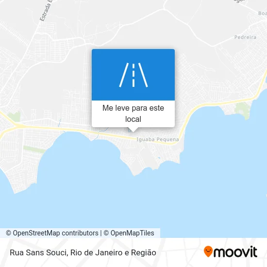Rua Sans Souci mapa