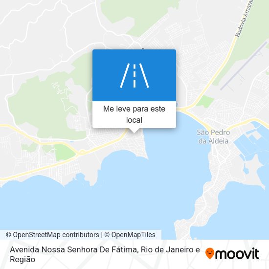Avenida Nossa Senhora De Fátima mapa