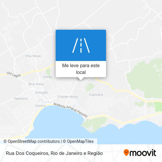 Rua Dos Coqueiros mapa
