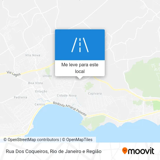 Rua Dos Coqueiros mapa