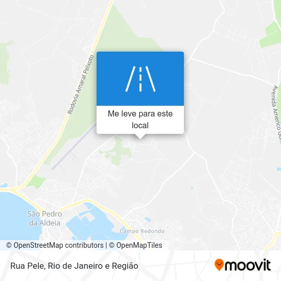 Rua Pele mapa