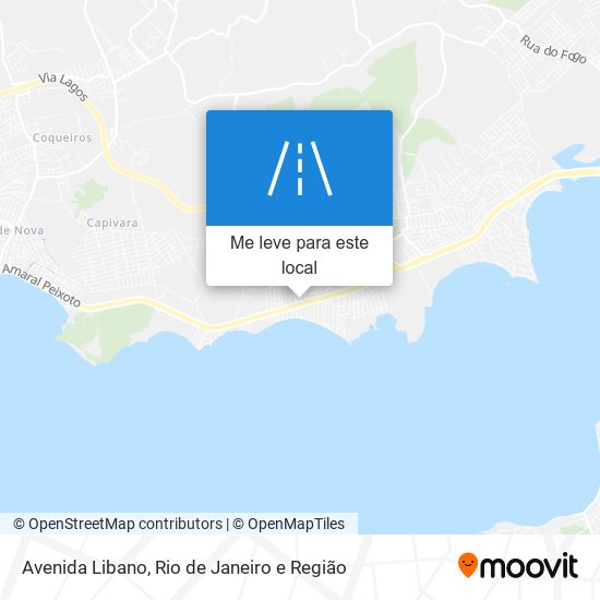 Avenida Libano mapa