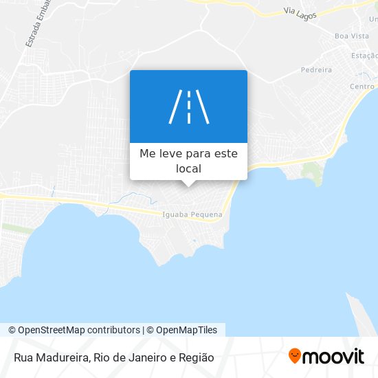 Rua Madureira mapa