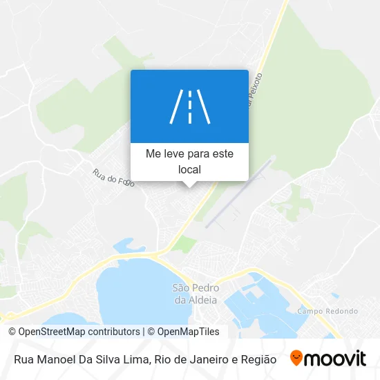 Rua Manoel Da Silva Lima mapa