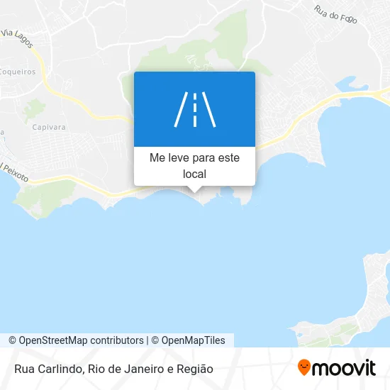 Rua Carlindo mapa