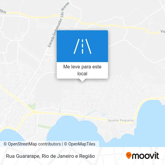 Rua Guararape mapa