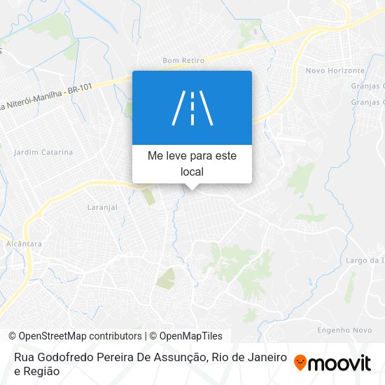 Rua Godofredo Pereira De Assunção mapa