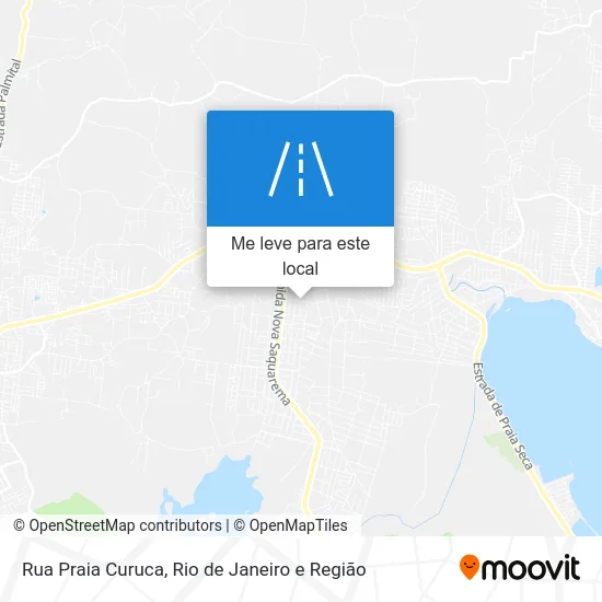 Rua Praia Curuca mapa