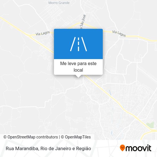 Rua Marandiba mapa