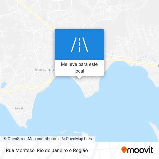 Rua Montese mapa