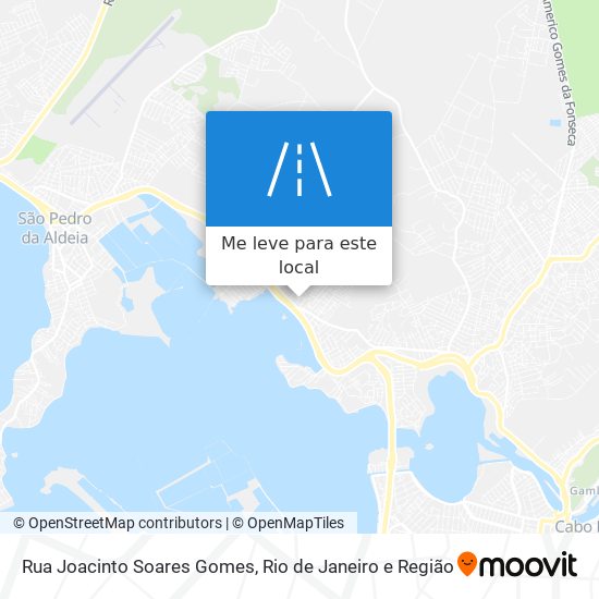 Rua Joacinto Soares Gomes mapa