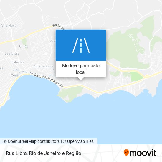 Rua Libra mapa