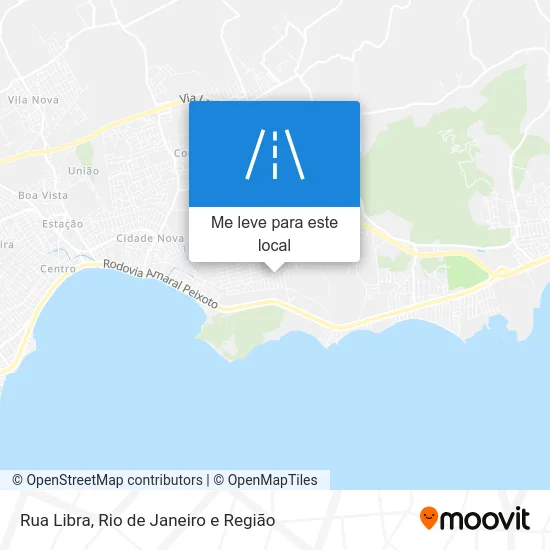 Rua Libra mapa