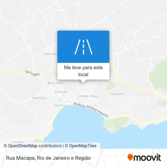 Rua Macapa mapa