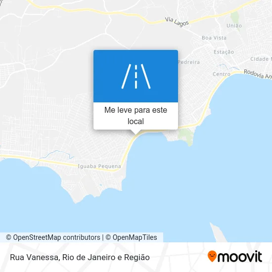 Rua Vanessa mapa