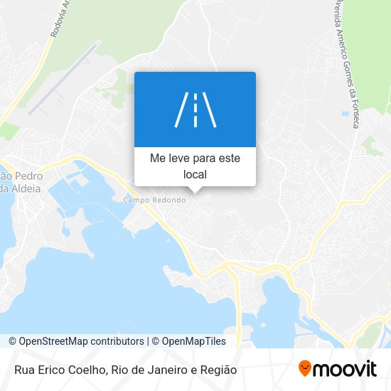 Rua Erico Coelho mapa