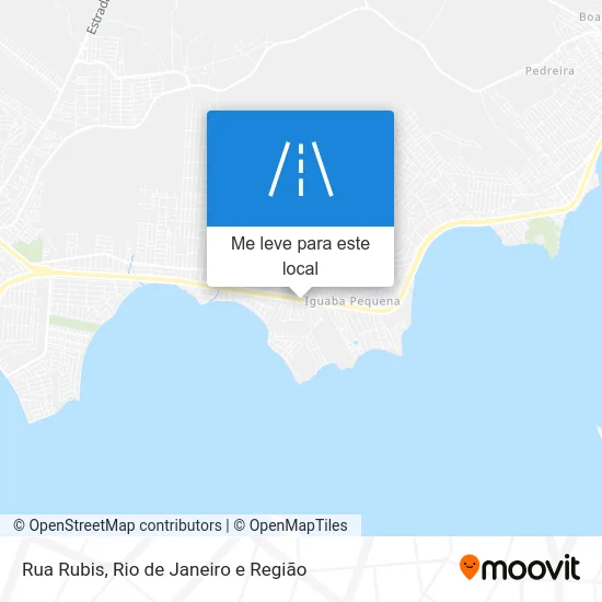 Rua Rubis mapa
