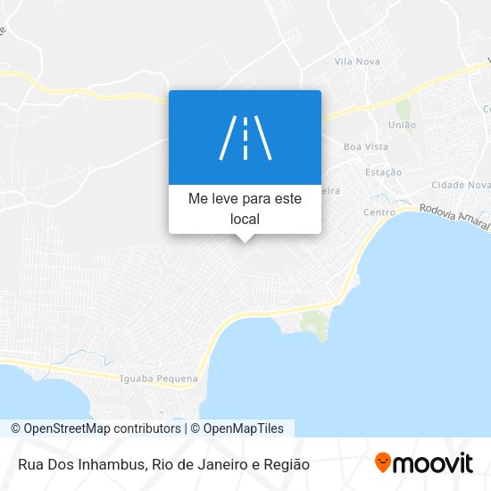 Rua Dos Inhambus mapa