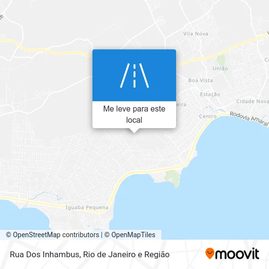 Rua Dos Inhambus mapa