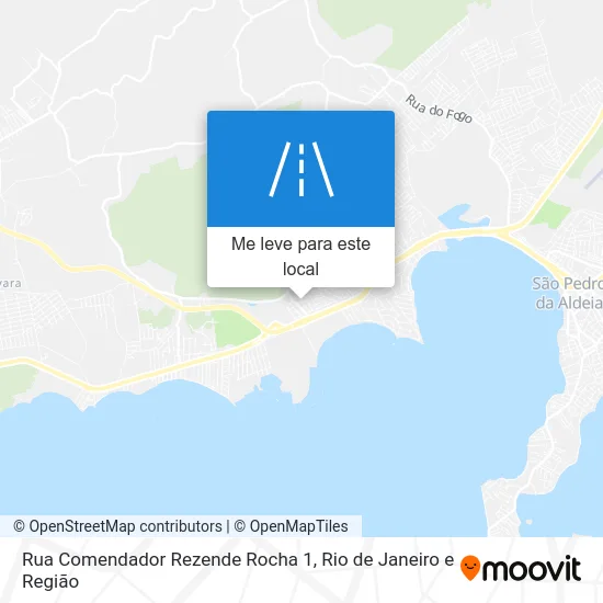 Rua Comendador Rezende Rocha 1 mapa