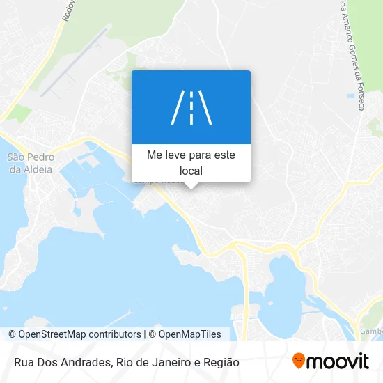 Rua Dos Andrades mapa