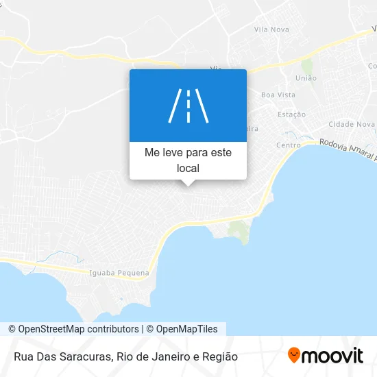 Rua Das Saracuras mapa