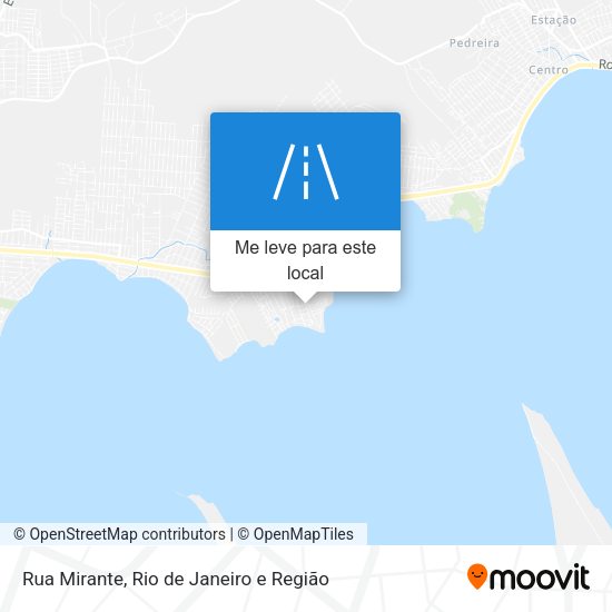 Rua Mirante mapa