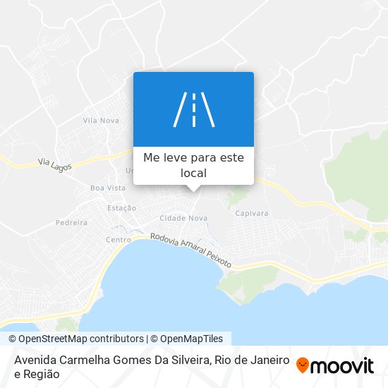 Avenida Carmelha Gomes Da Silveira mapa
