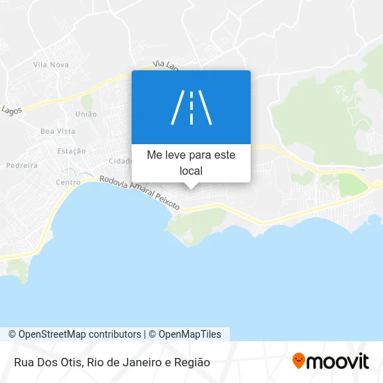 Rua Dos Otis mapa