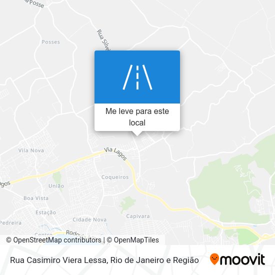 Rua Casimiro Viera Lessa mapa