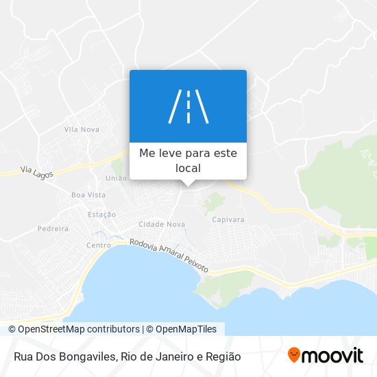 Rua Dos Bongaviles mapa