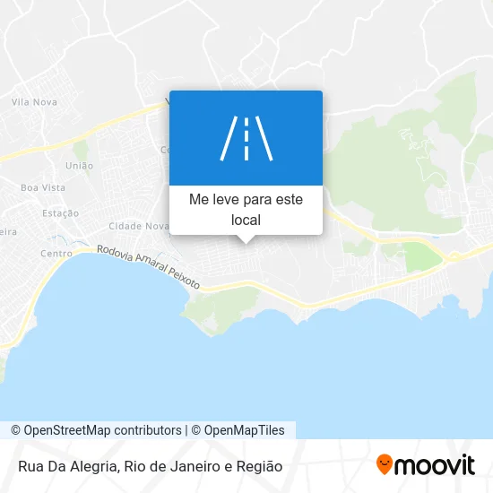 Rua Da Alegria mapa