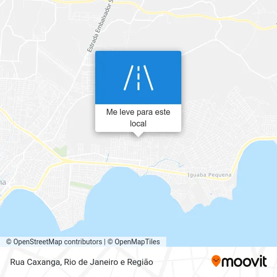 Rua Caxanga mapa