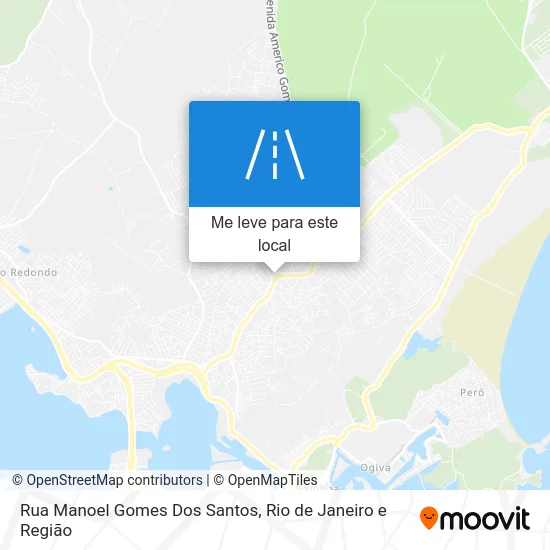 Rua Manoel Gomes Dos Santos mapa