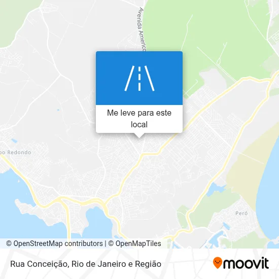 Rua Conceição mapa