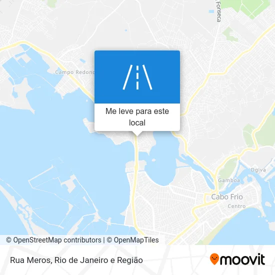 Rua Meros mapa