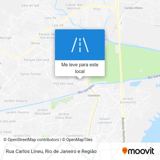 Rua Carlos Lineu mapa