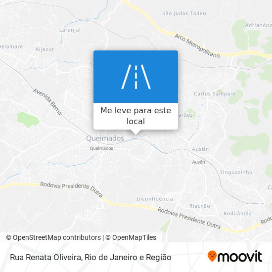 Rua Renata Oliveira mapa