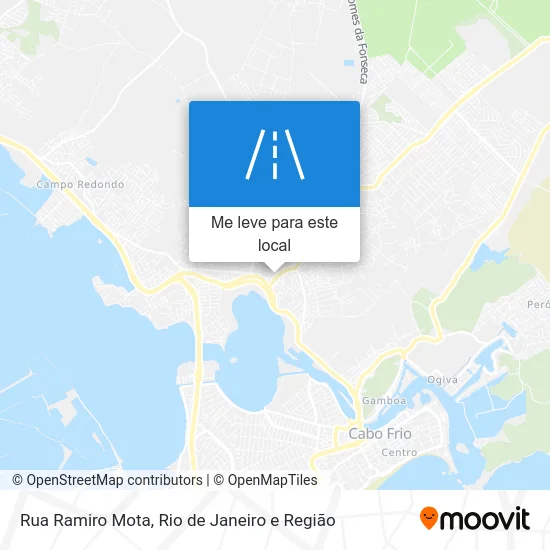 Rua Ramiro Mota mapa