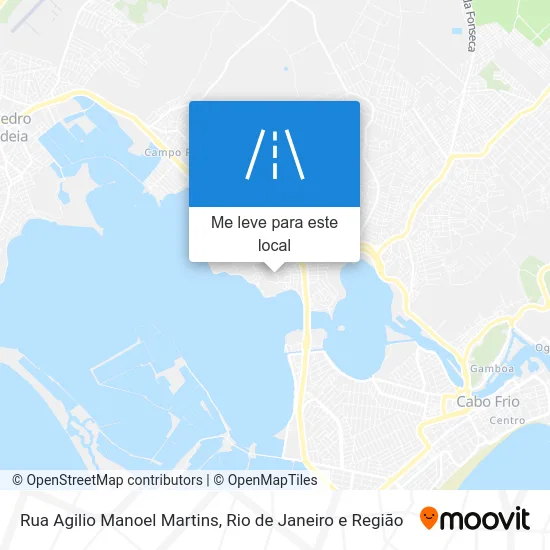 Rua Agilio Manoel Martins mapa
