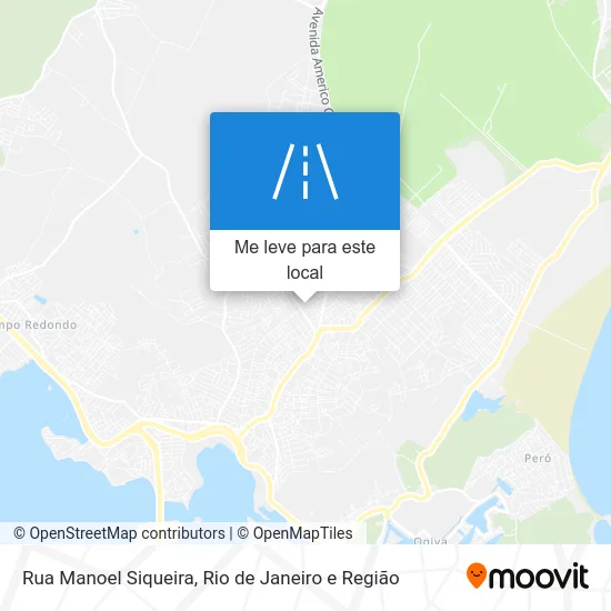 Rua Manoel Siqueira mapa