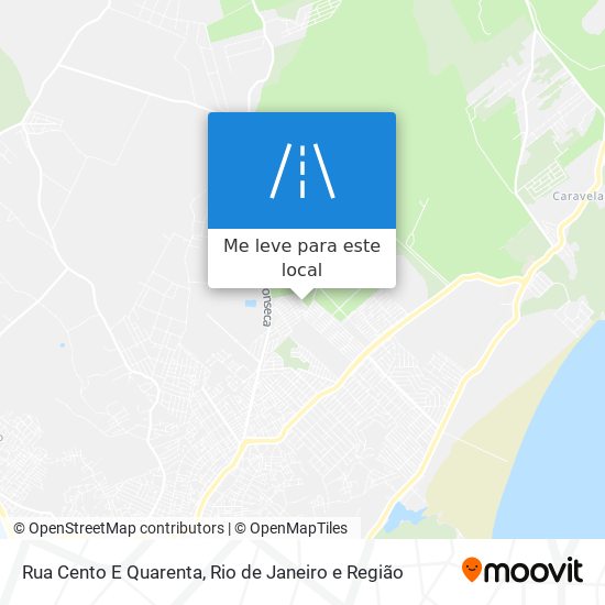 Rua Cento E Quarenta mapa