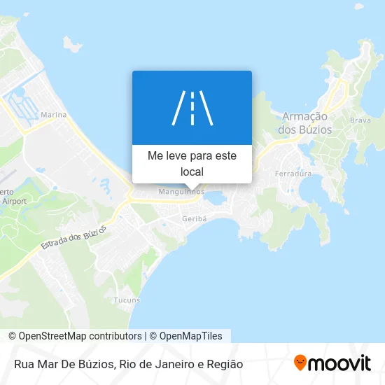 Rua Mar De Búzios mapa