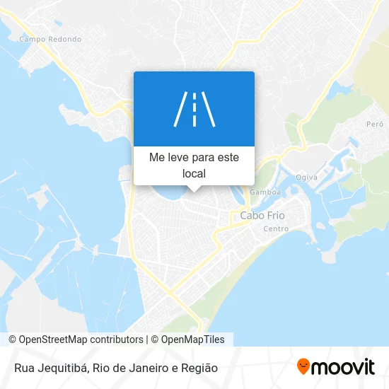 Rua Jequitibá mapa
