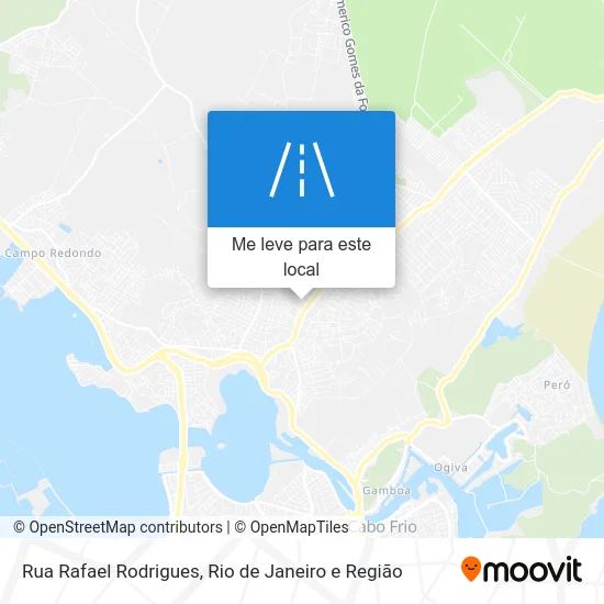 Rua Rafael Rodrigues mapa