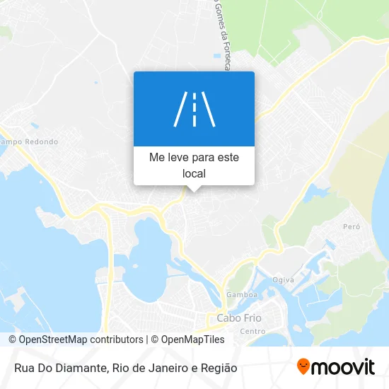 Rua Do Diamante mapa