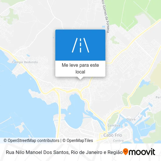 Rua Nilo Manoel Dos Santos mapa